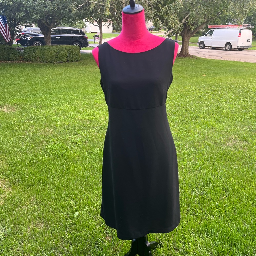 S C Basics Elegant Black Sleeveless Dress size 10